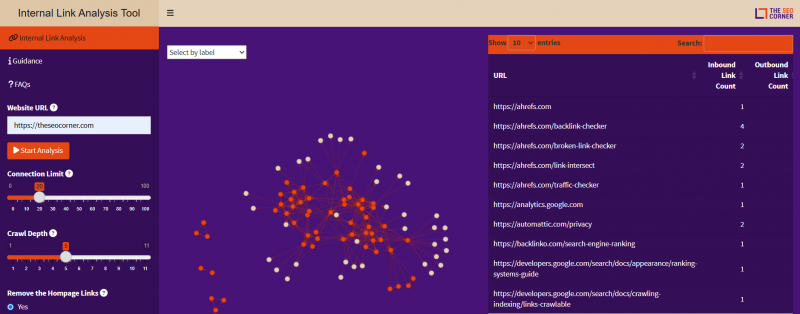 Link Analysis Using Excel The SEO Corner Just Launched a Free Internal Link Visualization Tool ...